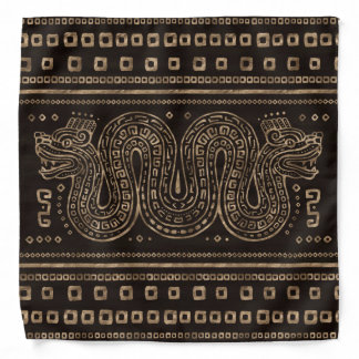 Aztec Double-headed serpent Bandana