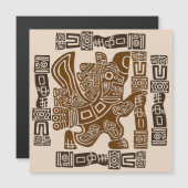 Aztec Eagle Warrior Tribal Ancient Art (Front/Back)