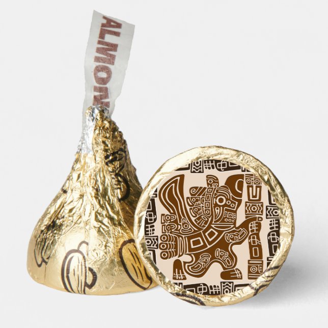 Aztec Eagle Warrior Tribal Ancient Art Hershey®'s Kisses® (Front)