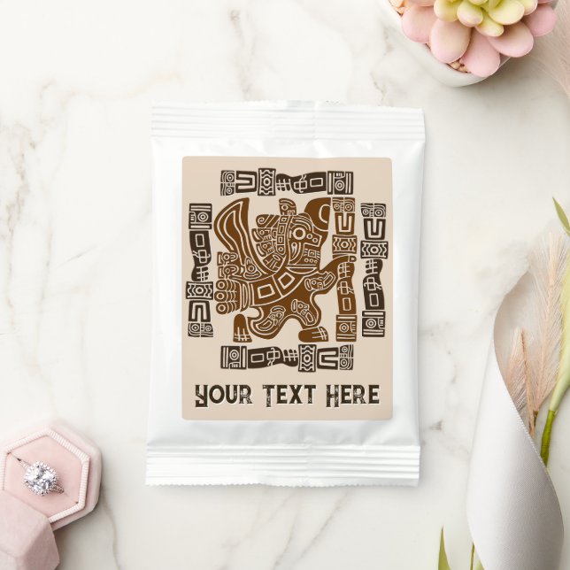 Aztec Eagle Warrior Tribal Ancient Art Margarita Drink Mix (Wedding)
