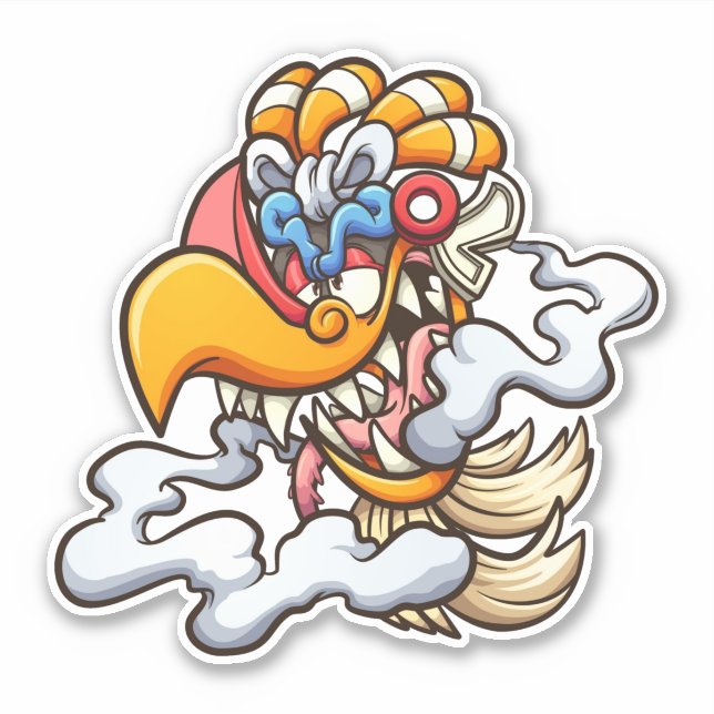 Aztec Ehecatl Sticker (Front)