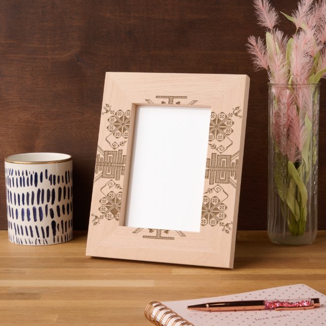 Aztec Engraved Frames (Left)
