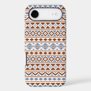 Aztec Essence Pattern II Rust Blue Cream iPhone 17 Air Case