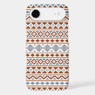 Aztec Essence Pattern II Rust Blue Cream iPhone 17 Air Case