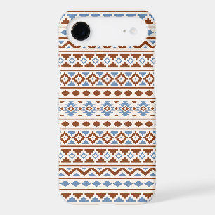 Aztec Essence Pattern II Rust Blue Cream iPhone 17 Air Case