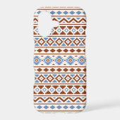 Aztec Essence Pattern II Rust Blue Cream Samsung Galaxy Case (Back)