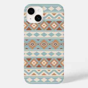 Aztec Essence Ptn IIIb Blue Cream Terracottas Case-Mate iPhone 14 Case