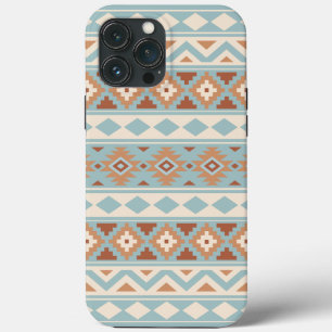 Aztec Essence Ptn IIIb Blue Cream Terracottas iPhone 13 Pro Max Case