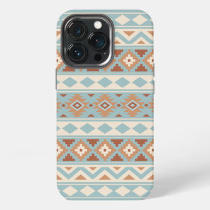 Aztec Essence Ptn IIIb Blue Cream Terracottas iPhone 13 Pro Case