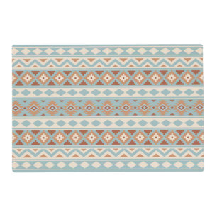 Aztec Essence Ptn IIIb Blue Cream Terracottas Placemat