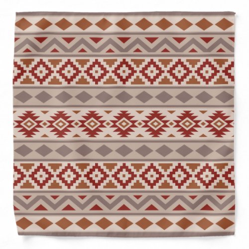 Aztec Essence Ptn IIIb Taupes Creams Terracottas Bandana