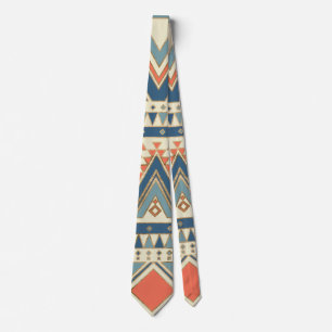 Aztec Ethnic Pattern Art Neck Tie