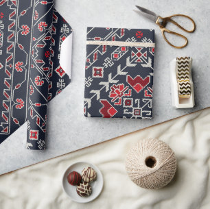 Aztec Ethnic Pattern Wrapping Paper