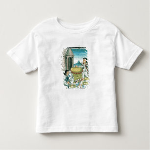 Aztec feather artisans at work toddler t-shirt