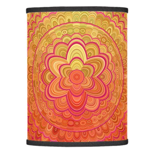 Aztec Flower Mandala Lamp Shade