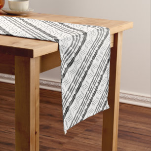 Aztec Geometric Abstract Pattern Long Table Runner