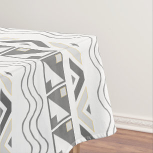 Aztec Geometric Abstract Pattern Tablecloth