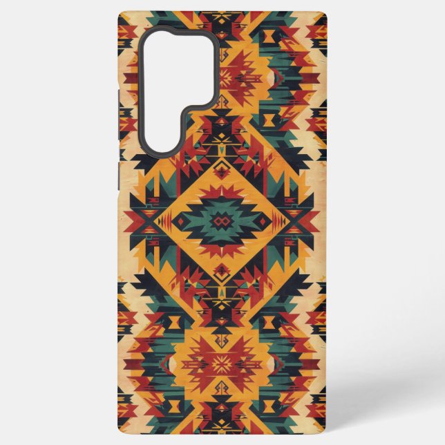 Aztec Geometric Art Samsung Galaxy Case (Back)