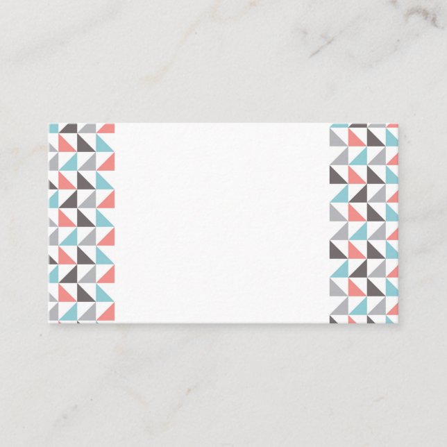 Aztec Geometric Business Cards (Front)