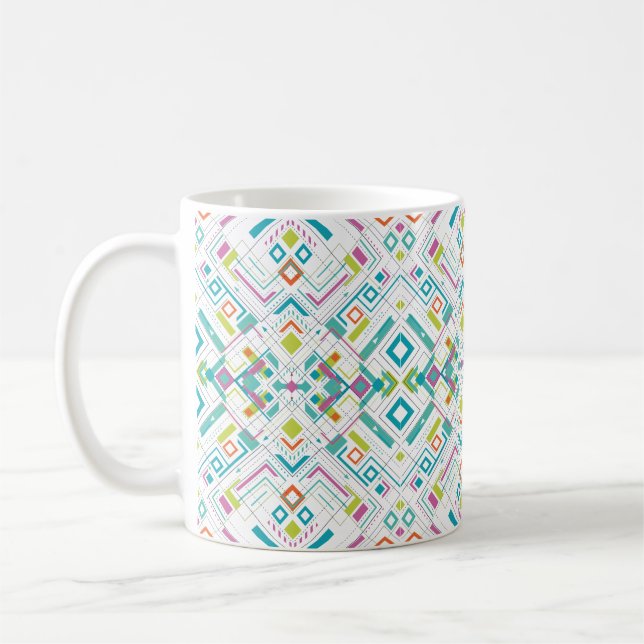 Aztec geometrical pattern coffee mug (Left)