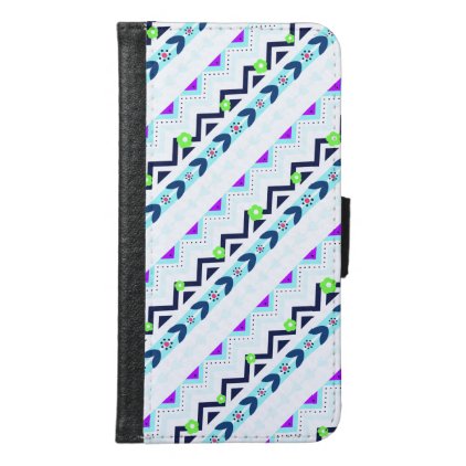 Aztec Girl Wallet Phone Case For Samsung Galaxy S6