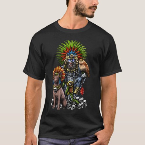 Aztec God Mictlantecuhtli T_Shirt