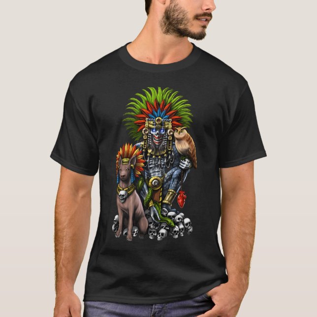 Aztec God Mictlantecuhtli T-Shirt (Front)