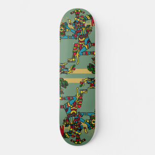 Aztec God Skateboard Deck