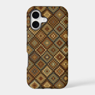 Aztec Gold and Bronze Inspired Pattern iPhone 17 Case