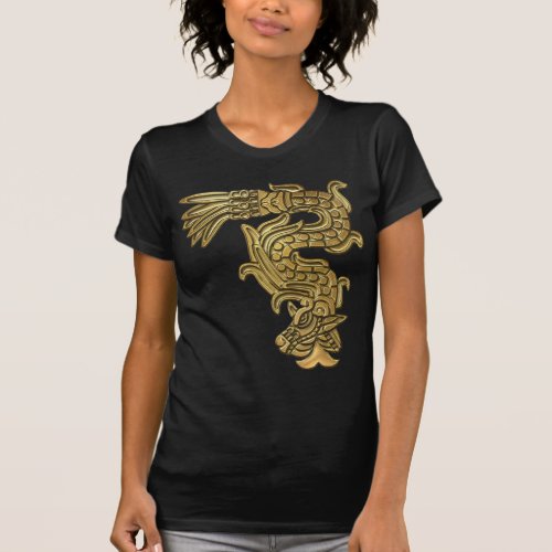 Aztec Gold Serpent T_Shirt