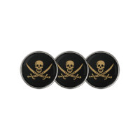 Aztec Gold Skull & Cutlass Pirate Calico Jack