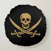 Aztec Gold Skull & Cutlass Pirate Calico Jack