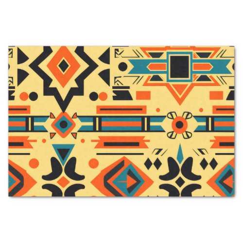 Aztec Harmony Geometric Decoupage Paper