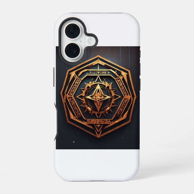 Aztec Hexagon Iphone Case (Back)