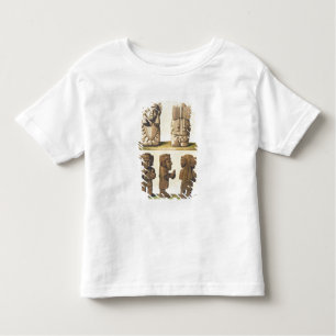 Aztec Idols, Mexico (colour lithograph) Toddler T-shirt