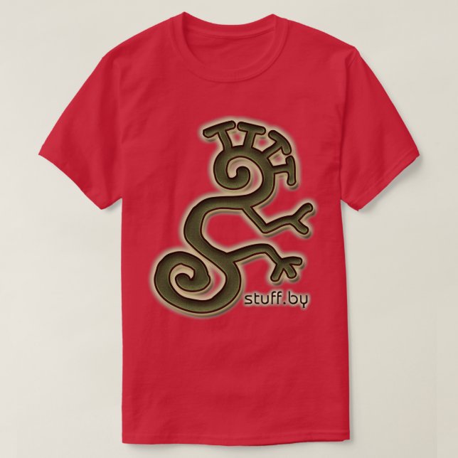 Aztec Iguana  T-Shirt (Design Front)