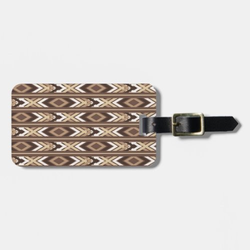 Aztec Indian Luggage Tag