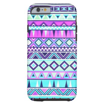 Aztec Inspired Pattern Tough Iphone 6 Case by RosaAzulStudio at Zazzle