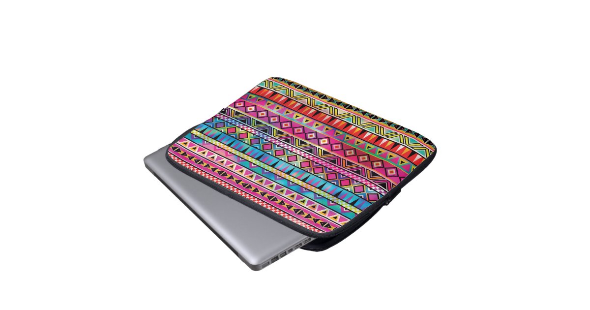 Aztec inspired pattern computer sleeves | Zazzle