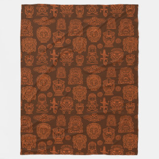 Aztec Inspired Pattern Fleece Blanket
