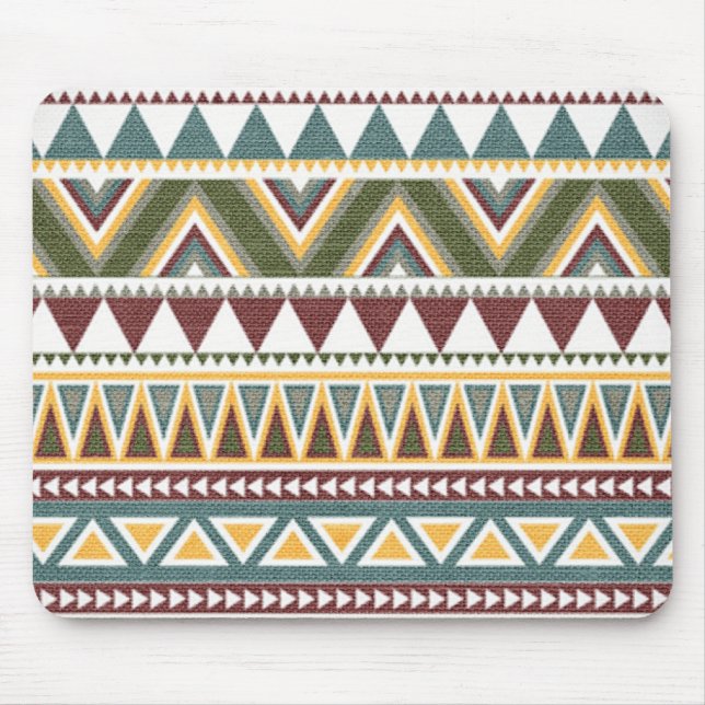 Aztec Intricate Pattern Mouse Pad (Front)