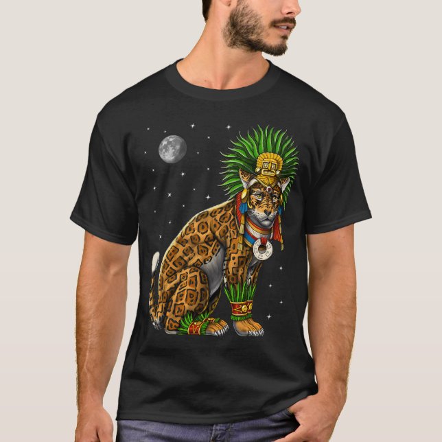 Aztec Jaguar God T-Shirt (Front)