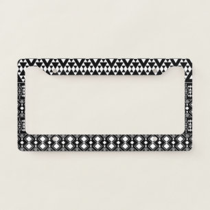 Aztec License Plate Frame