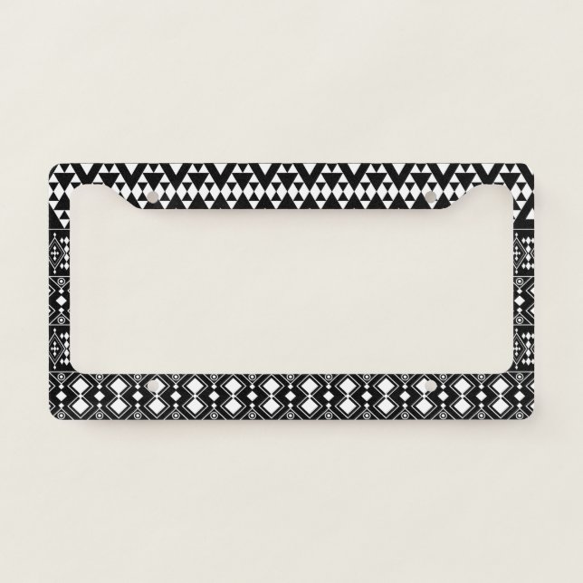 Aztec License Plate Frame (Front)
