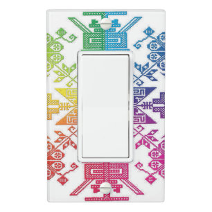 Aztec Light Switch Cover
