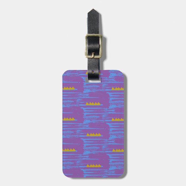 Aztec Luggage Tag (Front Vertical)