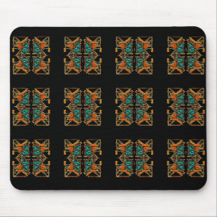 Aztec Mandala Mouse Pad