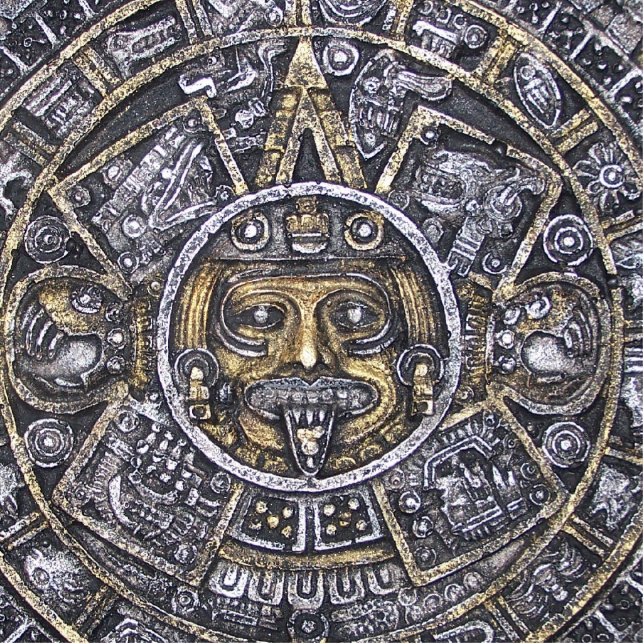 AZTEC/MAYAN CALENDAR CUTOUT (Front)