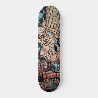 Aztec Mayan priest Skate board deck design