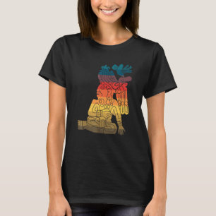 Aztec Mayan Sitting Man Incan T-Shirt